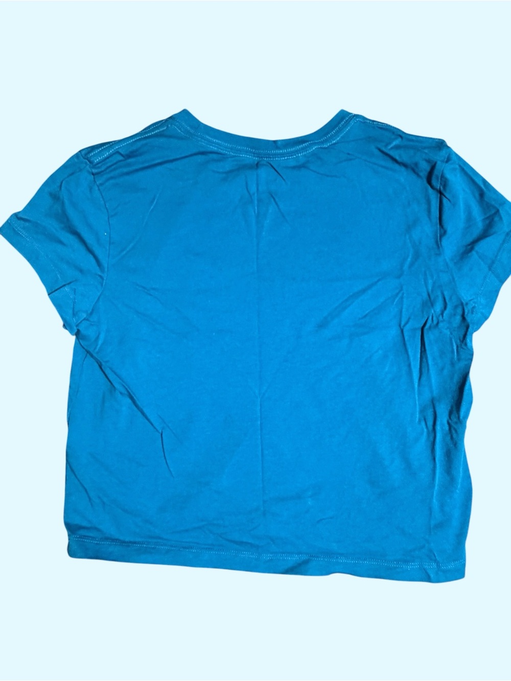 Nike Women's Green Abyss Logo Crop T-Shirt S - Picture 4 of 6